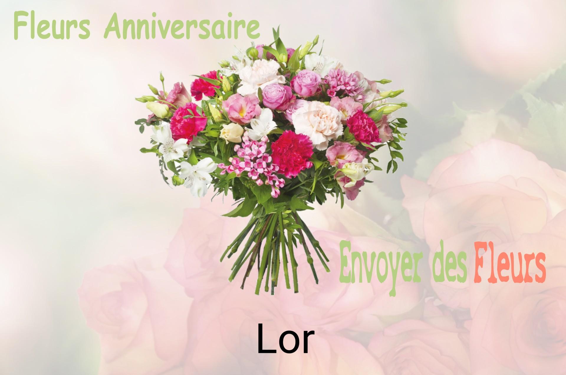 Bouquet de fleurs d’anniversaire livré à Lor